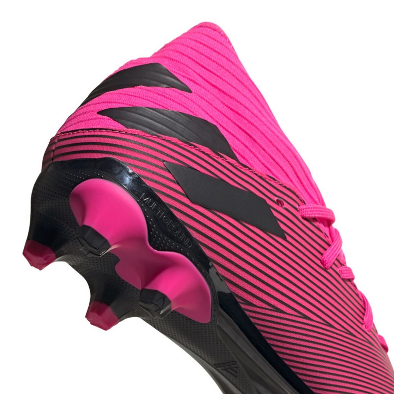Zapatillas Adidas Nemeziz 19.3 Mg M 024 EF8024 rosado violeta 2