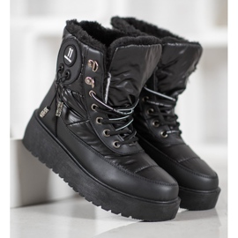 Bella Paris Botas de nieve de moda negro 3