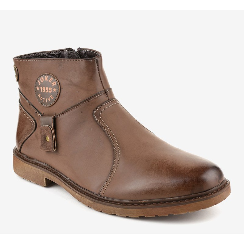 Zapatos sin cordones marrones A20182-5 marrón 1 Zapatos sin cordones marrones A20182-5 marrón 1