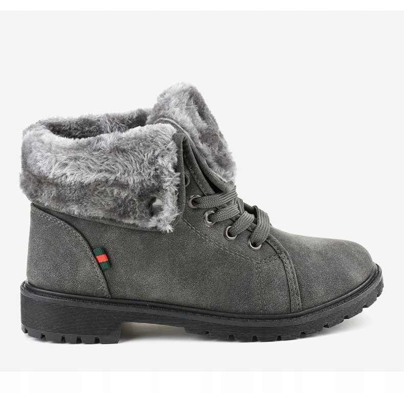 Botas grises de mujer con aislamiento TL54-3 2 Botas grises de mujer con aislamiento TL54-3 2