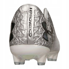 Botas de fútbol Under Armour Magnetico Pro Fg M 3000111-100 blanco gris 4