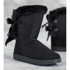 Mukluki alto con arcos negro 1 Mukluki alto con arcos negro 1