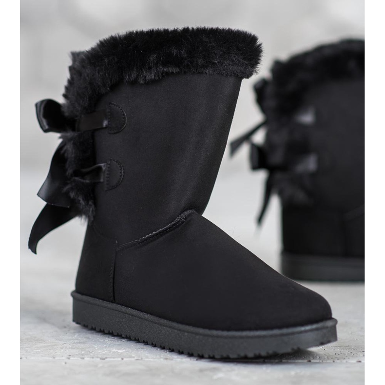 Mukluki alto con arcos negro 1 Mukluki alto con arcos negro 1