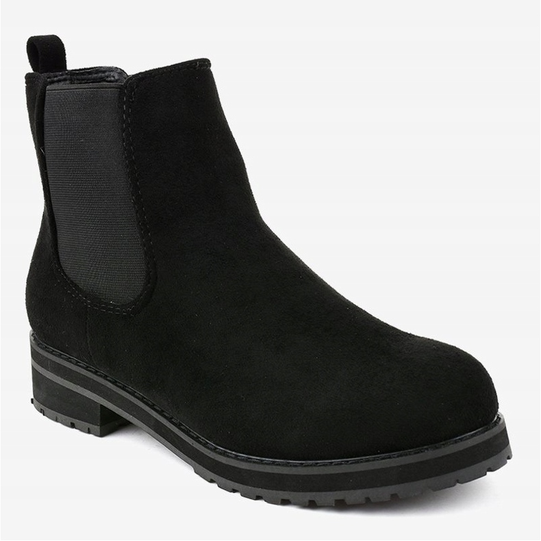 Botas negras aisladas F-3799 negro 1