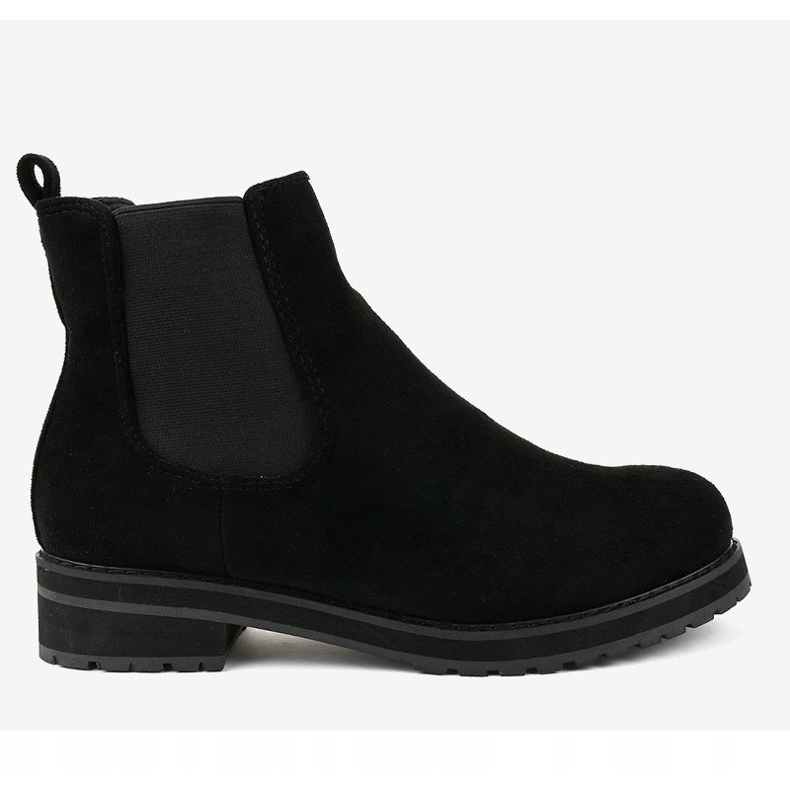 Botas negras aisladas F-3799 negro 2
