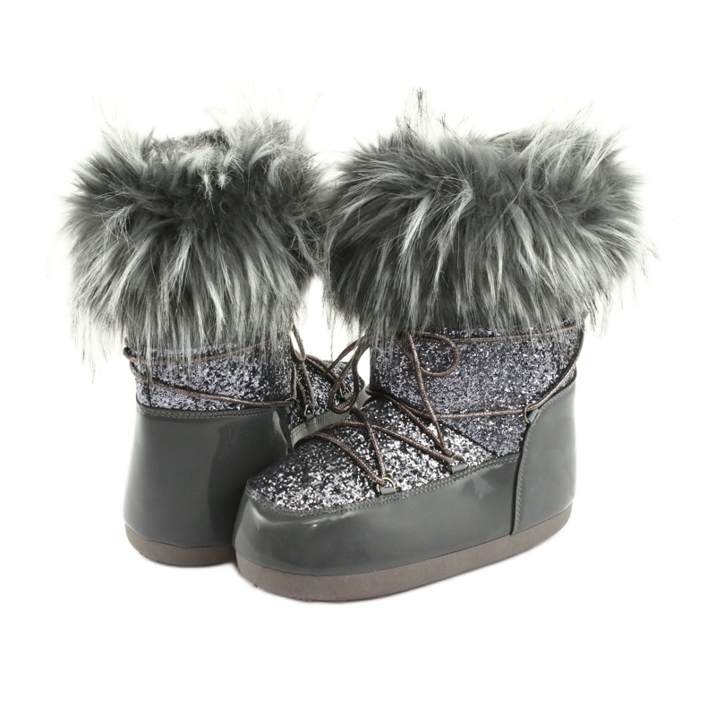 Botas de nieve cómodas gris 4