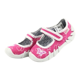 Calzado infantil befado 109P165 rosado gris 3