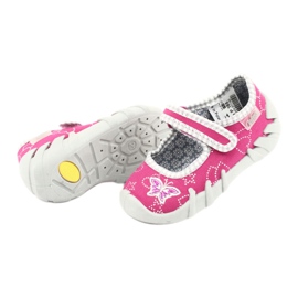 Calzado infantil befado 109P165 rosado gris 5