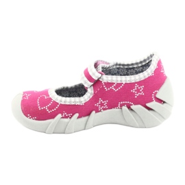Calzado infantil befado 109P165 rosado gris 2