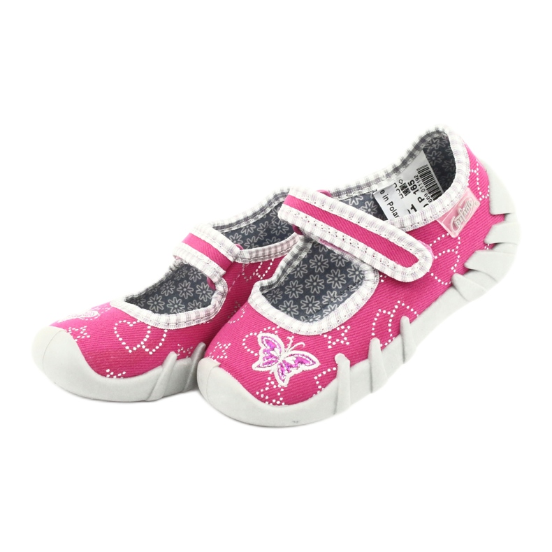 Calzado infantil befado 109P165 rosa gris 3