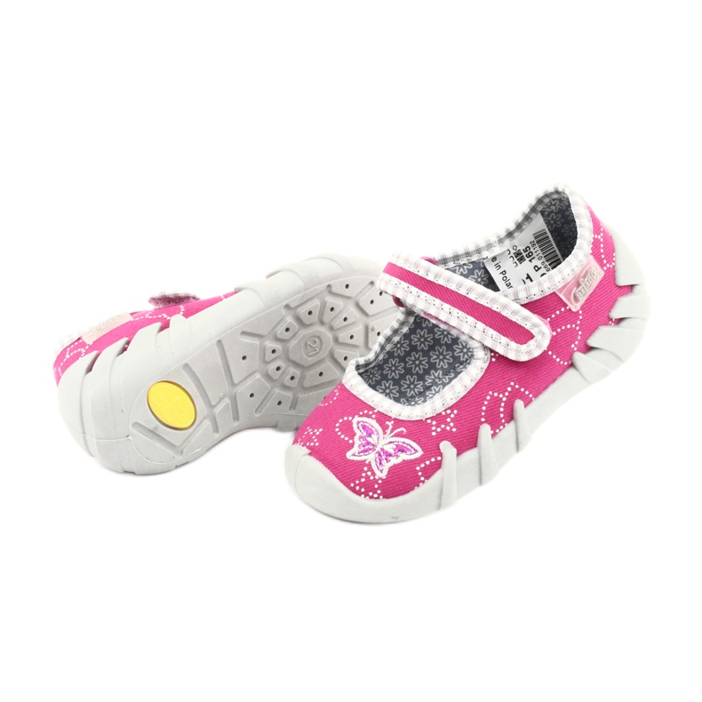 Calzado infantil befado 109P165 rosa gris 5