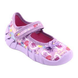 Calzado infantil befado 109P182 violeta multicolor 1