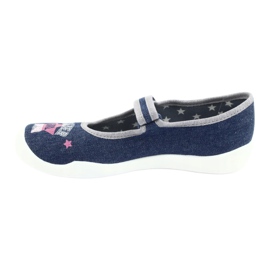 Calzado infantil befado 114Y369 azul rosado gris 2