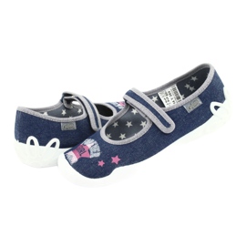 Calzado infantil befado 114Y369 azul rosado gris 4