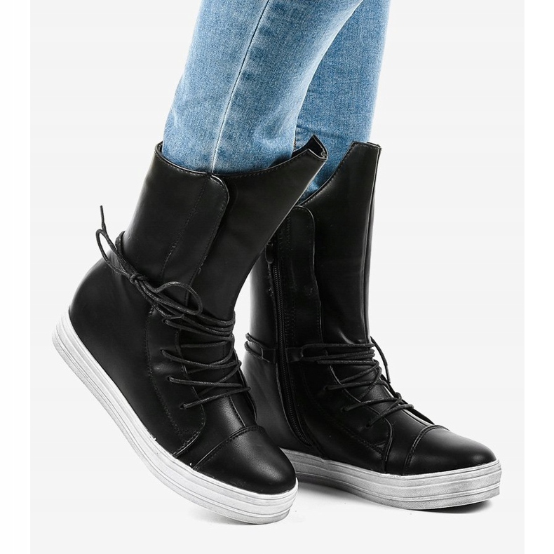 Zapatillas negras, botas aislantes HX5187-3 negro 2 Zapatillas negras, botas aislantes HX5187-3 negro 2