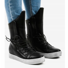 Zapatillas negras, botas aislantes HX5187-3 negro 1 Zapatillas negras, botas aislantes HX5187-3 negro 1