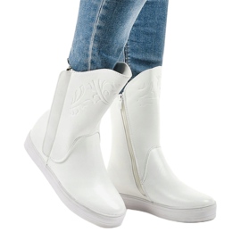 Zapatillas blancas botas aislantes HX5187-5 blanco 1 Zapatillas blancas botas aislantes HX5187-5 blanco 1
