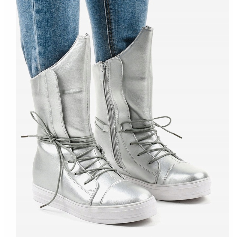 Botas con aislamiento plateado HX5187-5 gris 1 Botas con aislamiento plateado HX5187-5 gris 1