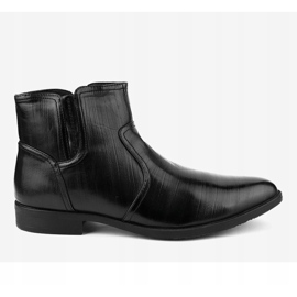 Zapatos negros aislados HL1005-2 2