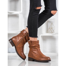 Super Me Cálidas botas de vaquero marrón 3