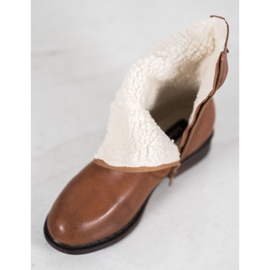 Super Me Cálidas botas de vaquero marrón 1 Super Me Cálidas botas de vaquero marrón 1