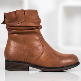 Super Me Cálidas botas de vaquero marrón 7