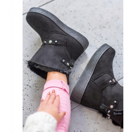 SHELOVET Mukluki con chorros negro 1 SHELOVET Mukluki con chorros negro 1