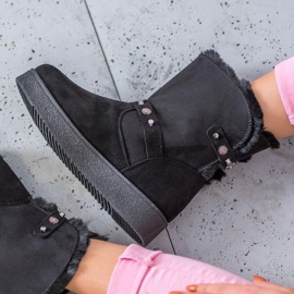 SHELOVET Mukluki con chorros negro 2 SHELOVET Mukluki con chorros negro 2