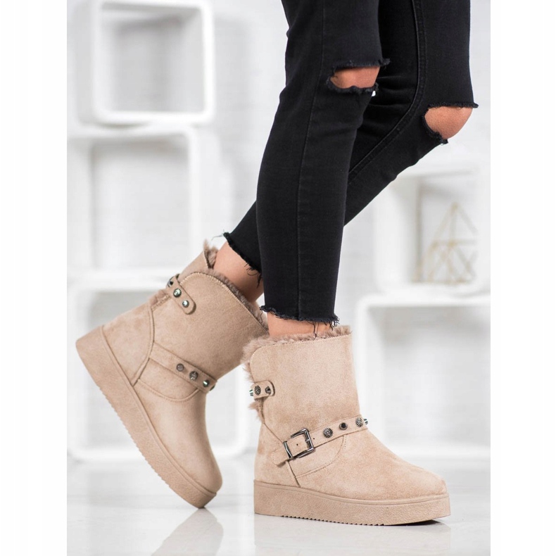 SHELOVET Mukluki con chorros marrón 2