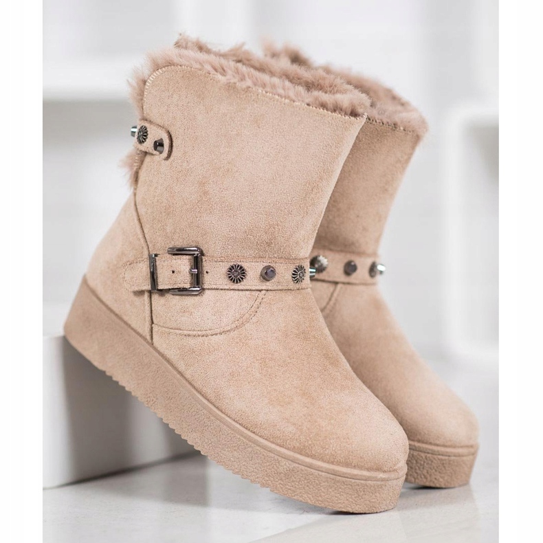 SHELOVET Mukluki con chorros marrón 1