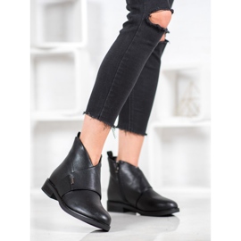 ENPLUS Elegantes botas negras negro 1