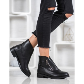 ENPLUS Botas de moda con cremallera. negro 6