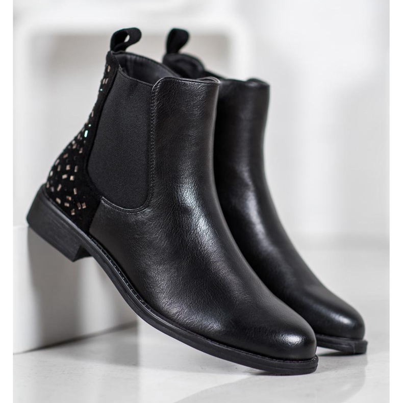 J. Star Botas con cristales negro 2 J. Star Botas con cristales negro 2