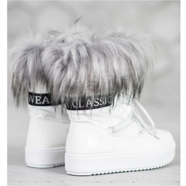 Bella Paris Botas de nieve cálidas con pelo blanco 1 Bella Paris Botas de nieve cálidas con pelo blanco 1