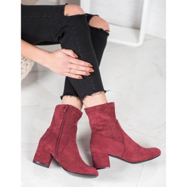 J. Star Botas burdeos clásicas rojo 3