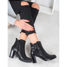 J. Star Botas cómodas negro 4