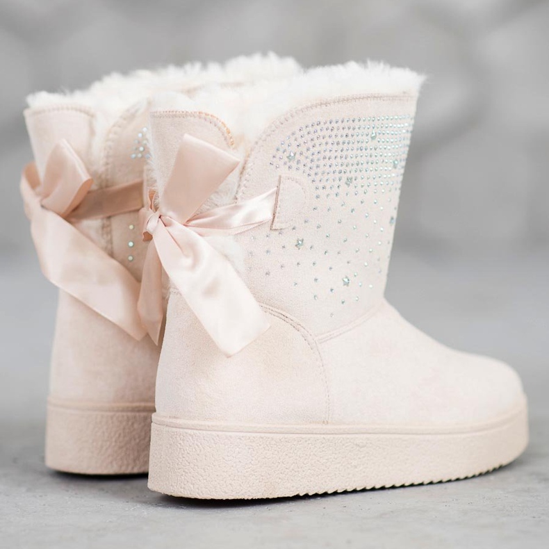 SHELOVET Mukluki con cristales marrón 1