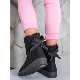 SHELOVET Mukluki negro en la plataforma 1