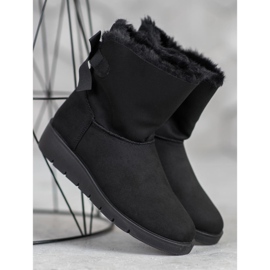 SHELOVET Mukluki negro en la plataforma 2