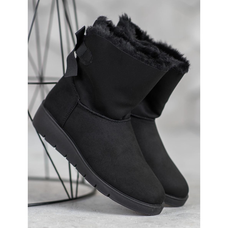 SHELOVET Mukluki negro en la plataforma 2