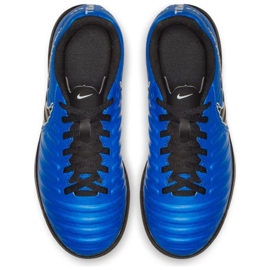 Zapatillas de fútbol Nike Tiempo Legend 7 Club Ic Jr AH7260 400 azul marino azul 1