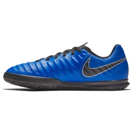 Zapatillas de fútbol Nike Tiempo Legend 7 Club Ic Jr AH7260 400 azul marino azul 3