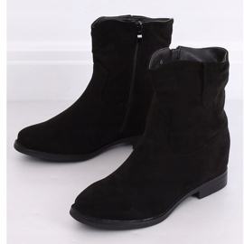 Botas negras con cuña oculta G-7605 Negra negro 1