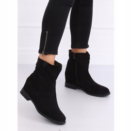 Botas negras con cuña oculta G-7605 Negra negro 3
