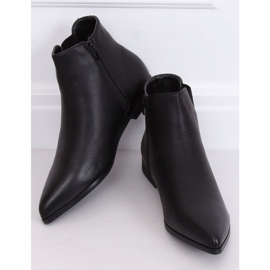 Botines Chelsea negros con puntera de almendra TX-1838 Negro 3