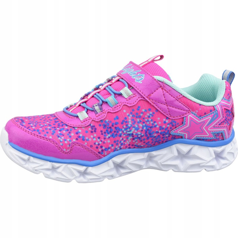Zapatos Skechers Galaxy Lights Jr 10920L-NPMT rosa 1