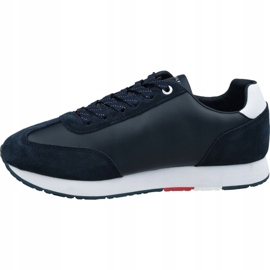 Corredor de bandera de cuero corporativo Tommy Hilfiger M FM0FM02380 403 azul marino 1