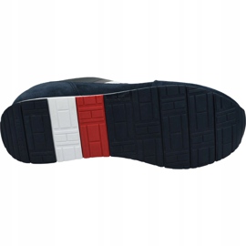 Corredor de bandera de cuero corporativo Tommy Hilfiger M FM0FM02380 403 azul marino 3