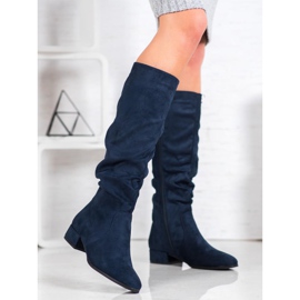 Super Mode Botas Clásicas Azul Marino 1 Super Mode Botas Clásicas Azul Marino 1