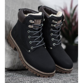 Mckeylor Tramperos negros con piel 1